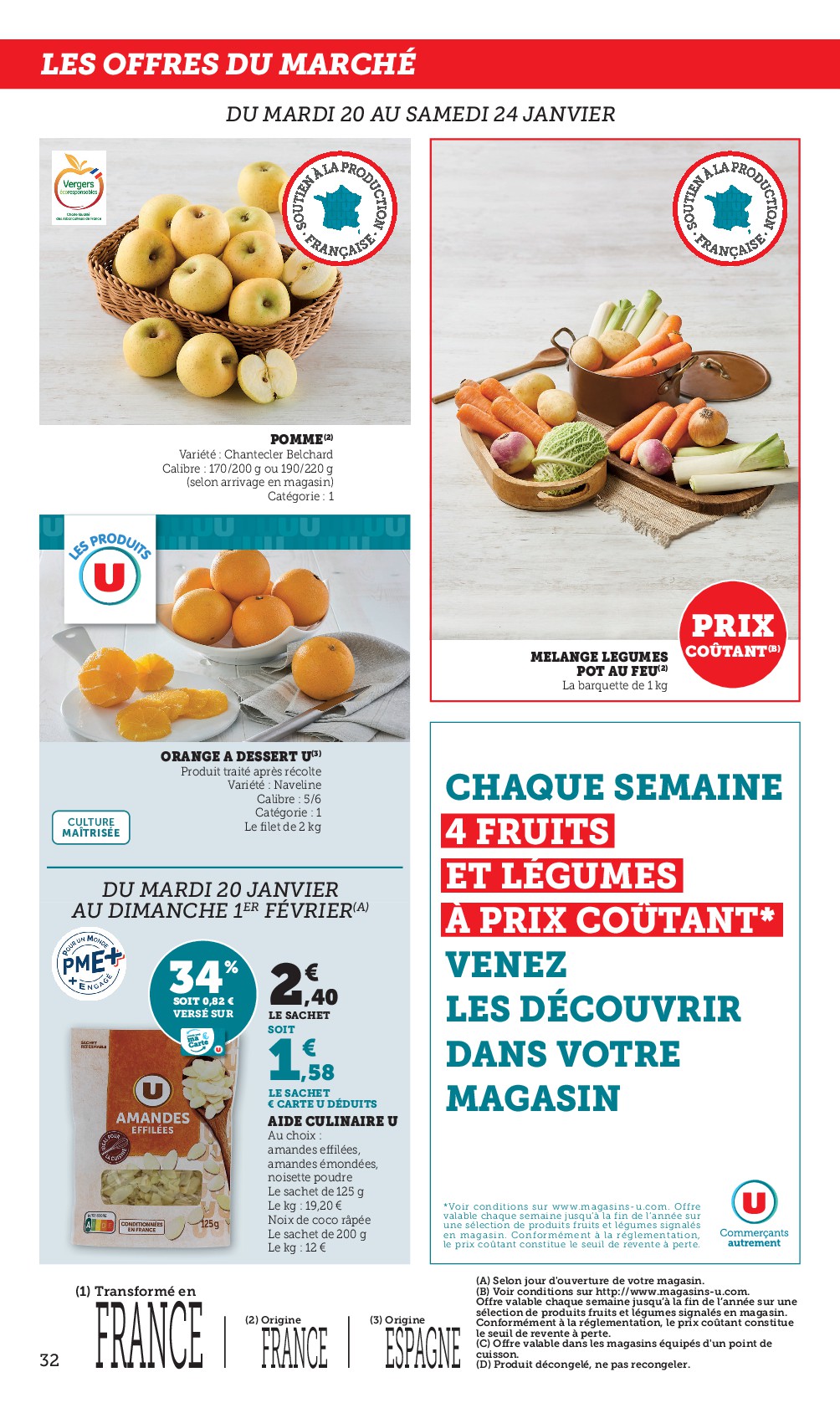 super-u - Catalogue Super U valable du 20/01 au 01/02 - page: 32