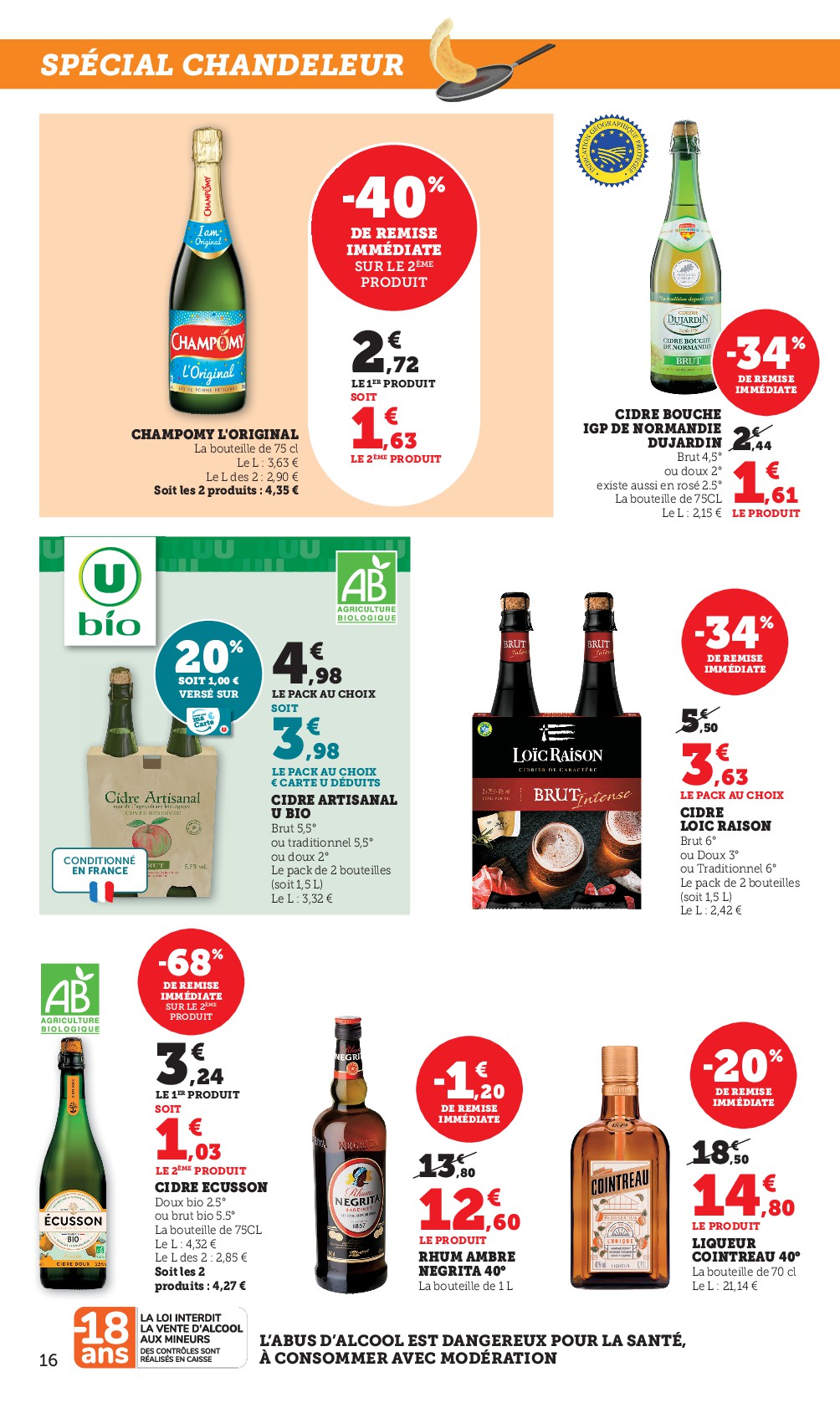 super-u - Catalogue Super U valable du 20/01 au 01/02 - page: 16