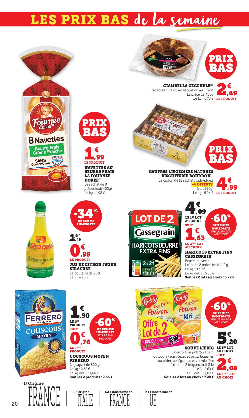 super-u - Catalogue Super U valable du 20/01 au 01/02 - page: 20