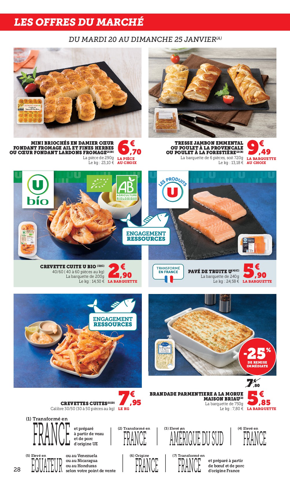 super-u - Catalogue Super U valable du 20/01 au 01/02 - page: 28