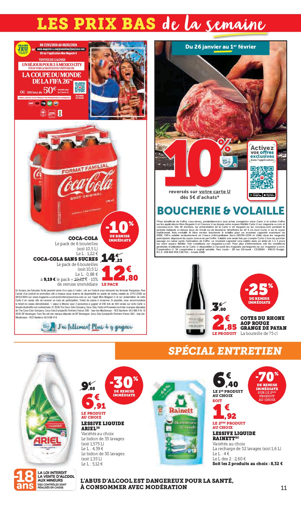 super-u - Catalogue Super U valable du 27/01 au 08/02 - page: 11