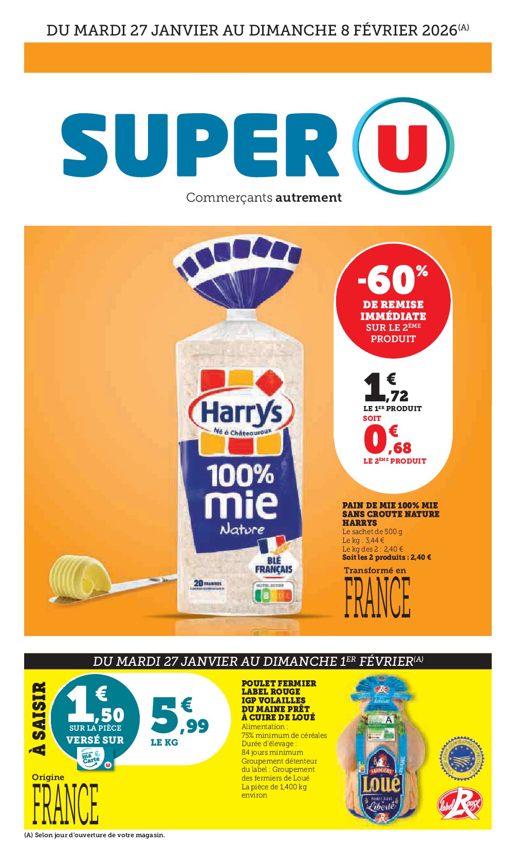 super-u - Catalogue Super U valable du 27/01 au 08/02