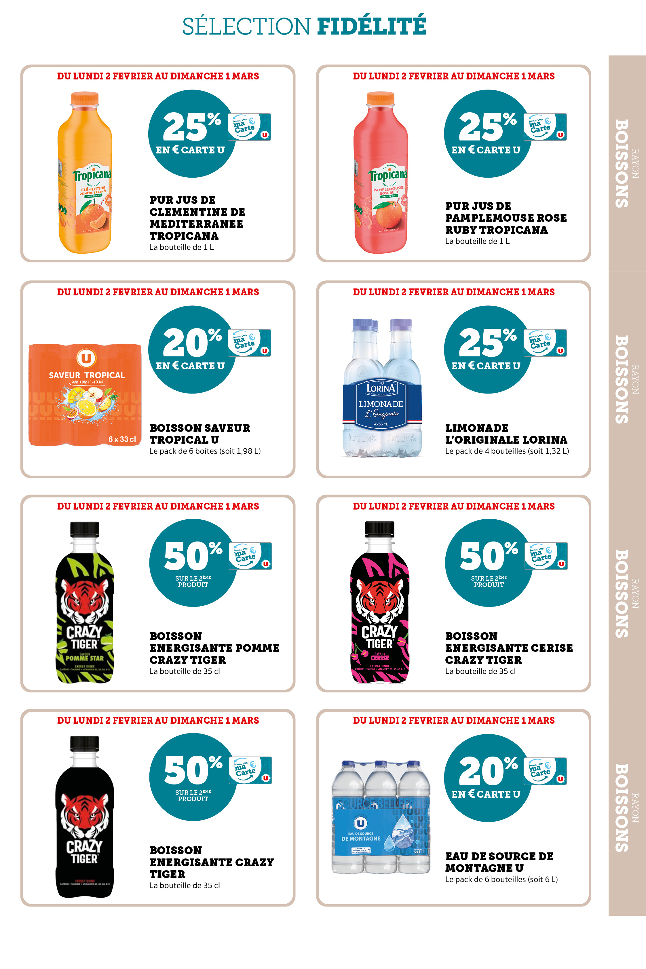super-u - Catalogue Super U - Ma sélection Carte valable du 02/02/2026 au 01/03/2026 - page: 27