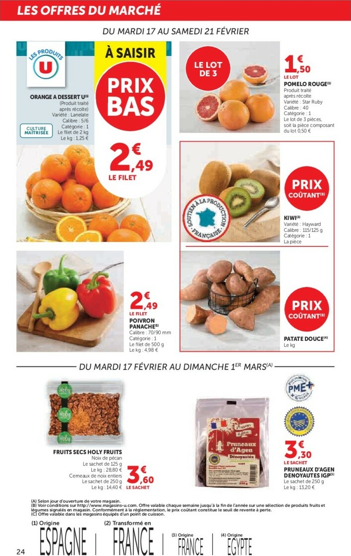 super-u - Catalogue Super U valable du 17/02/2026 au 01/03/2026 - page: 24