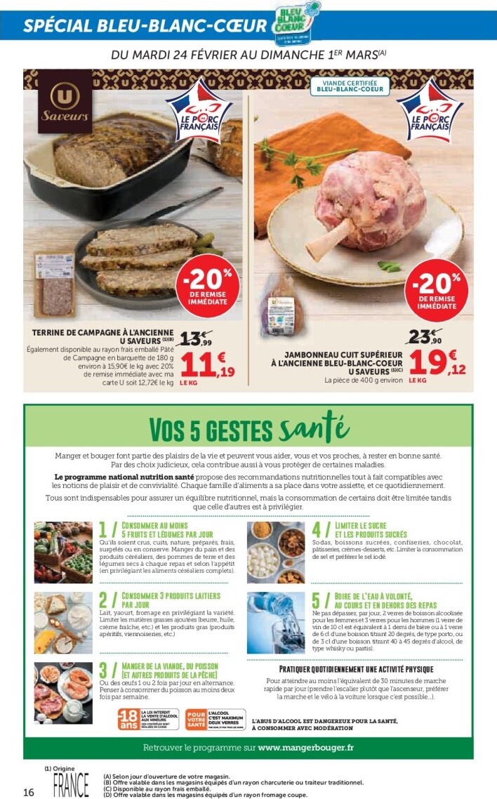 super-u - Catalogue Super U valable du 24/02/2026 au 08/03/2026 - page: 16