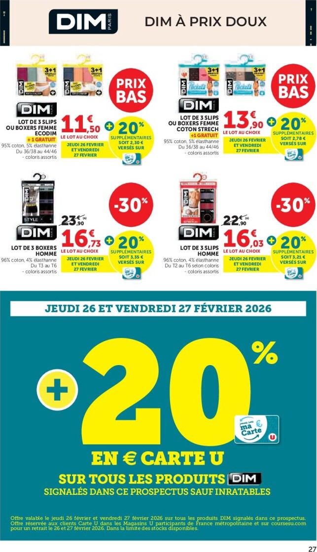 super-u - Catalogue Super U valable du 24/02/2026 au 08/03/2026 - page: 27
