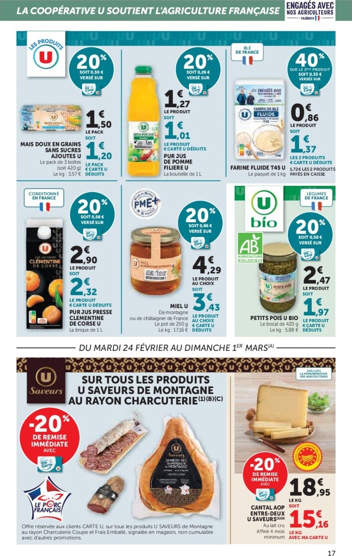 super-u - Catalogue Super U valable du 24/02/2026 au 08/03/2026 - page: 17