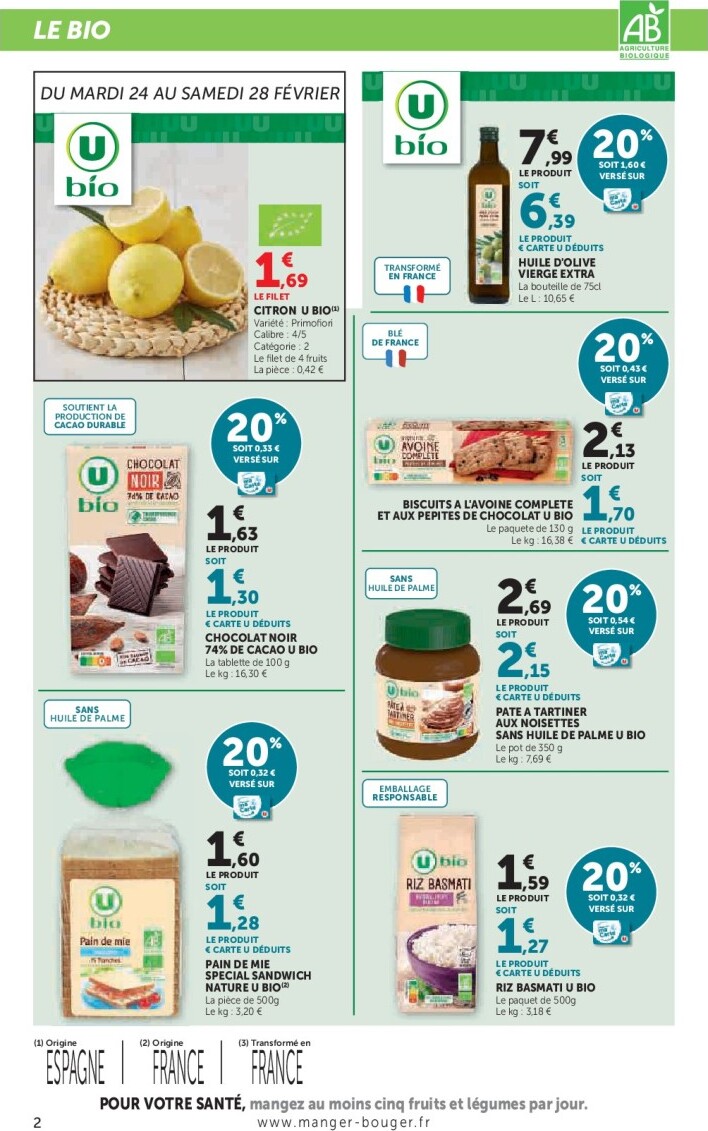 super-u - Catalogue Super U - Express, Hyper valable du 24/02/2026 au 01/03/2026 - page: 2