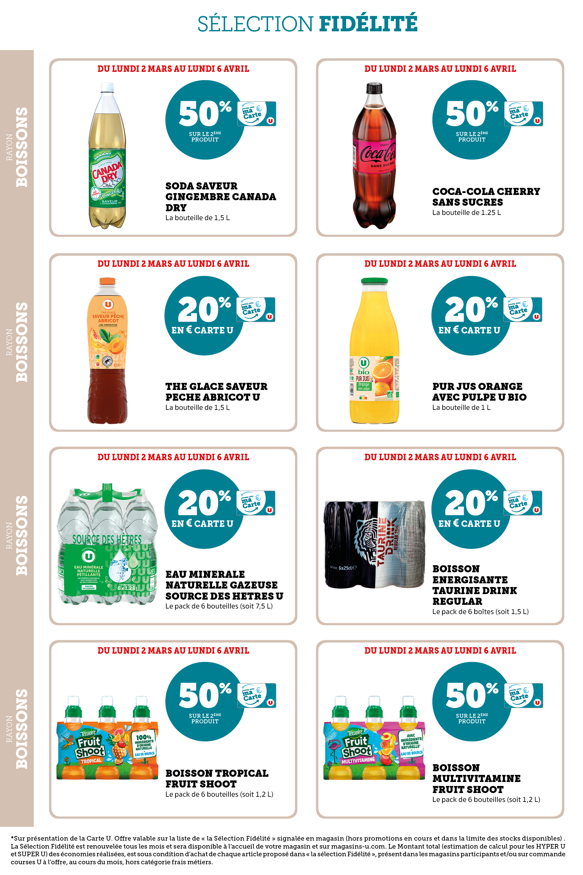 super-u - Catalogue Super U - Ma sélection Carte U mars valable du 02/03/2026 au 06/04/2026 - page: 28
