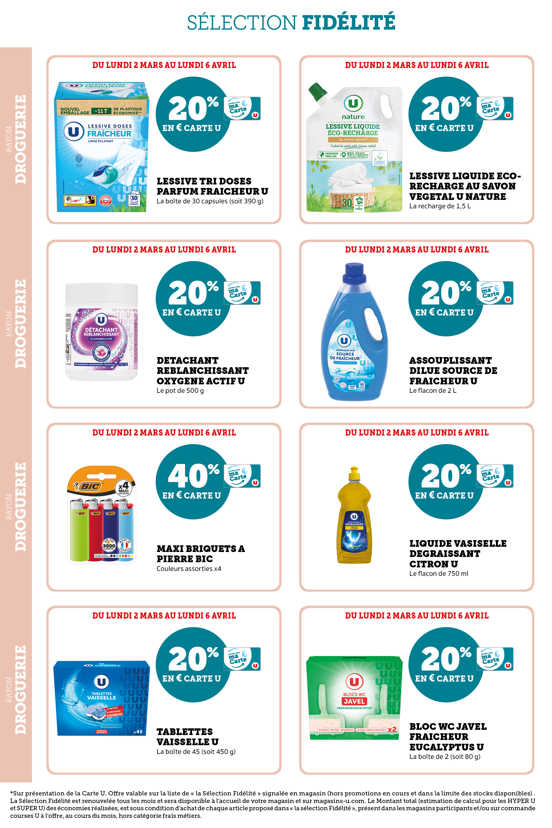 super-u - Catalogue Super U - Ma sélection Carte U mars valable du 02/03/2026 au 06/04/2026 - page: 8