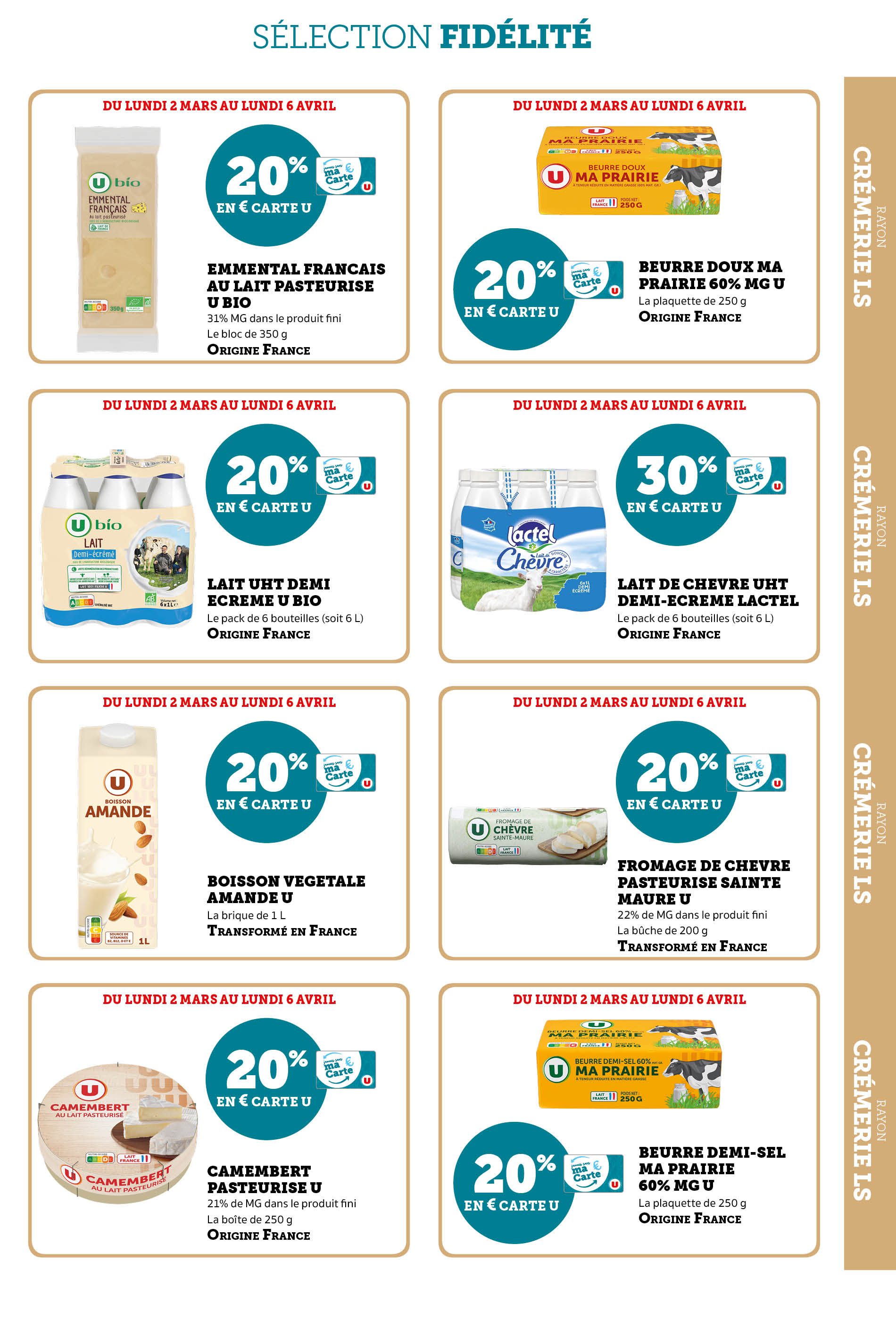 super-u - Catalogue Super U - Ma sélection Carte U mars valable du 02/03/2026 au 06/04/2026 - page: 7