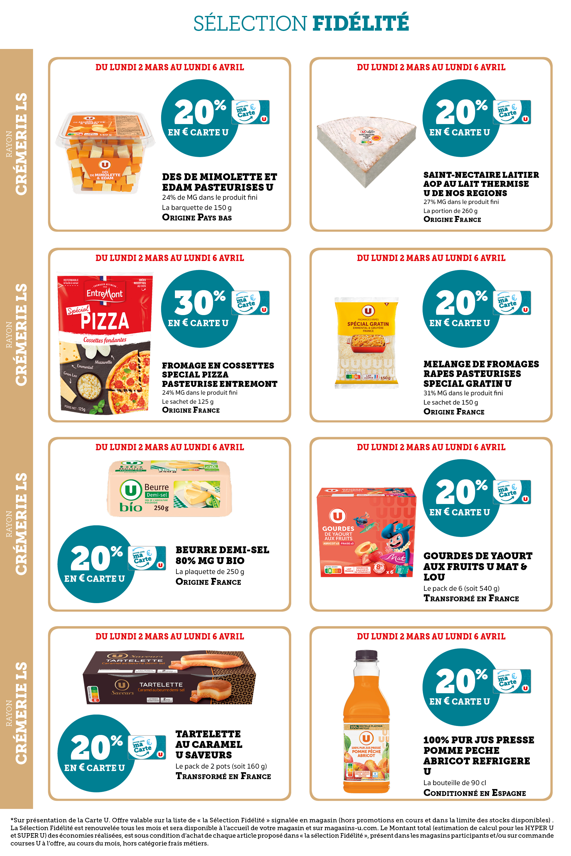 super-u - Catalogue Super U - Ma sélection Carte U mars valable du 02/03/2026 au 06/04/2026 - page: 6