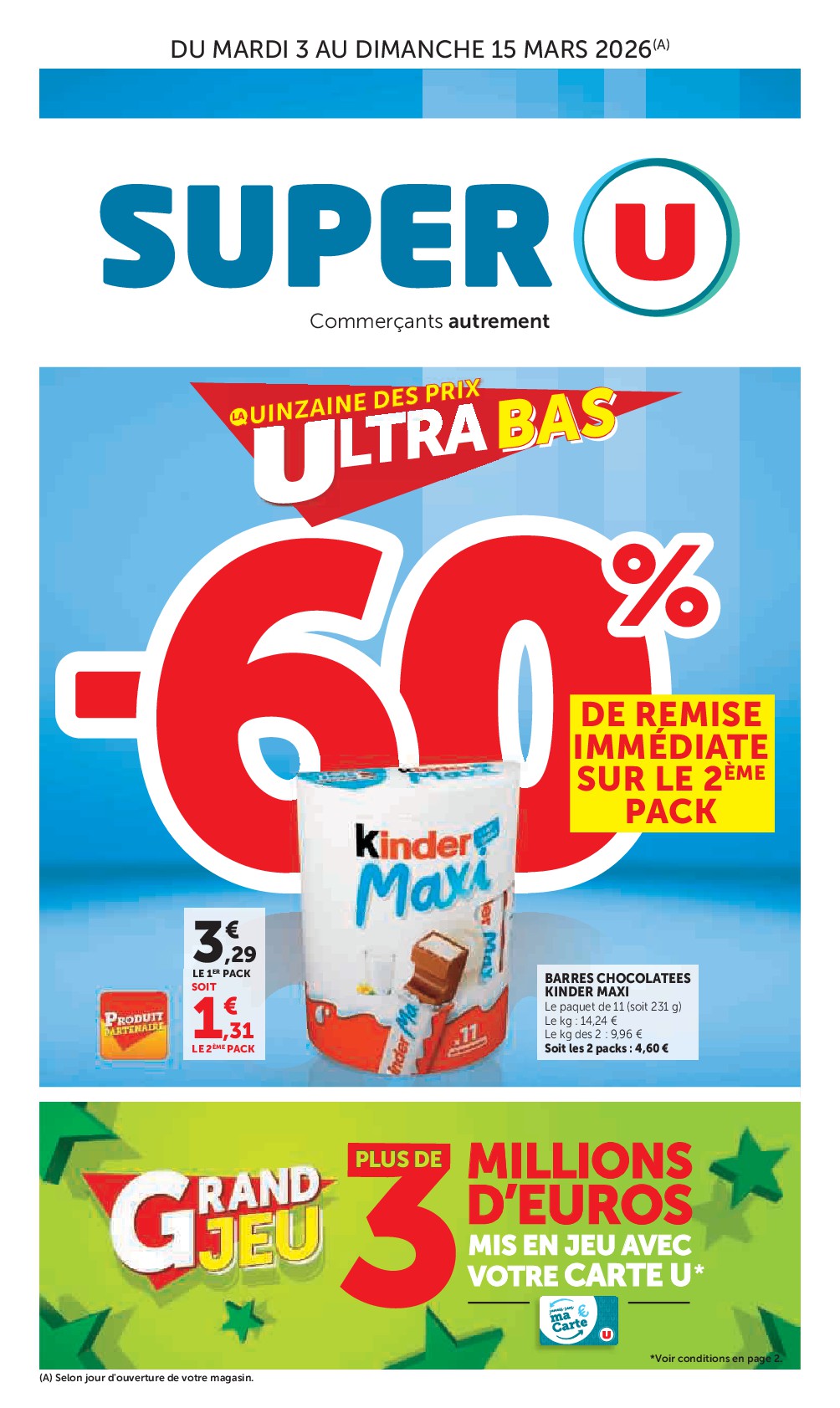 super-u - Catalogue Super U valable du 03/03/2026 au 15/03/2026