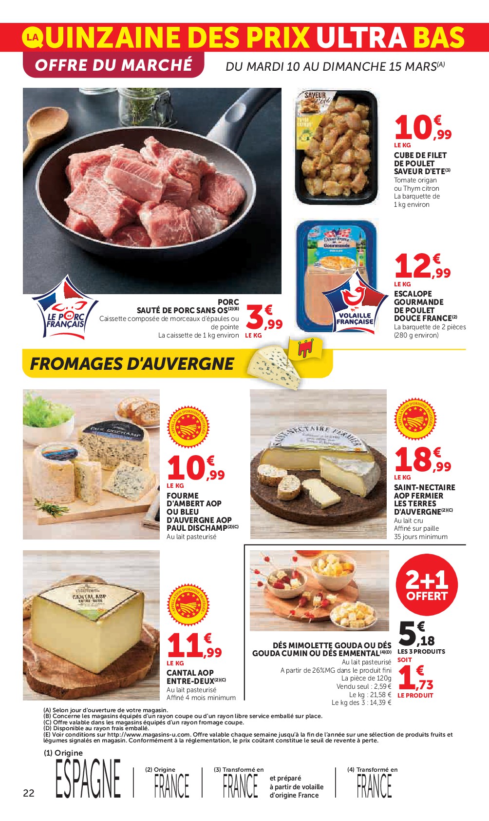 super-u - Catalogue Super U valable du 10/03/2026 au 22/03/2026 - page: 22