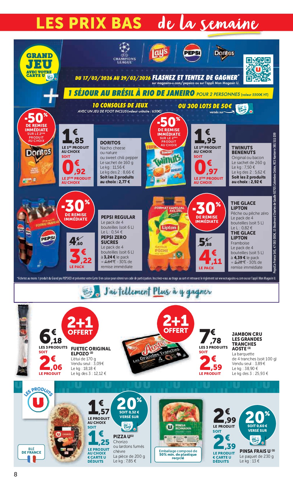 super-u - Catalogue Super U valable du 17/03/2026 au 29/03/2026 - page: 8