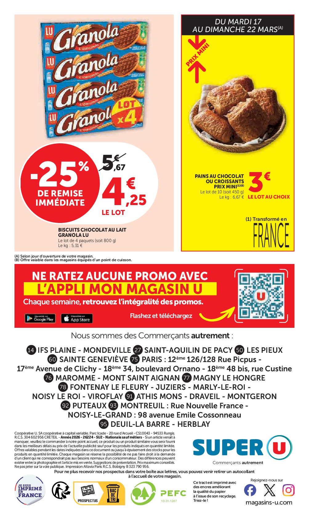 super-u - Catalogue Super U valable du 17/03/2026 au 29/03/2026 - page: 20