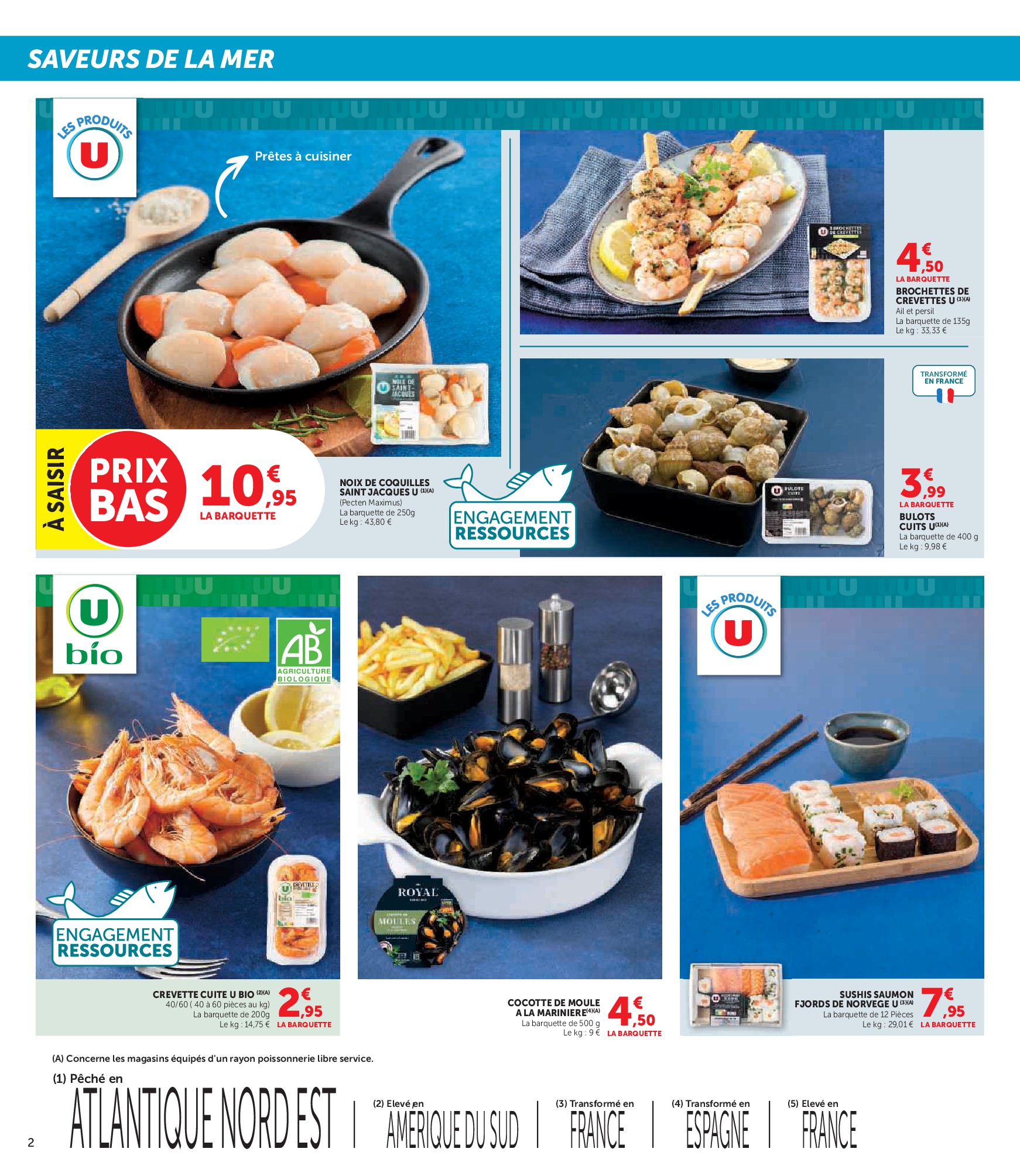 super-u - Catalogue Super U - Saveurs de la mer à prix bas valable du 17/03/2026 au 22/03/2026 - page: 2