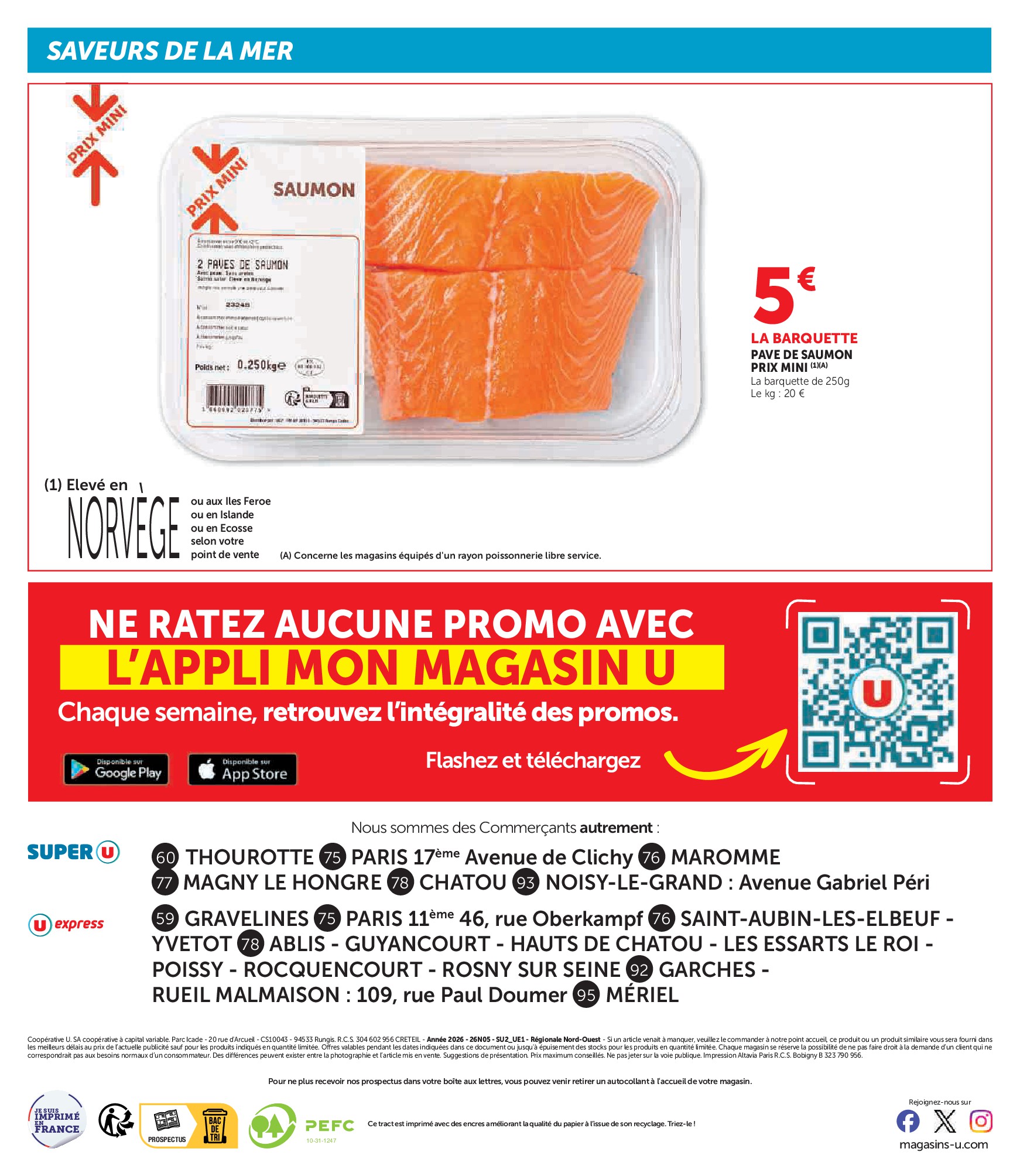 super-u - Catalogue Super U - Saveurs de la mer à prix bas valable du 17/03/2026 au 22/03/2026 - page: 4