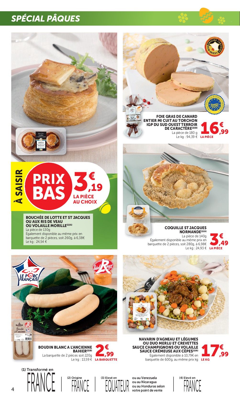 super-u - Catalogue Super U - Pâques à prix bas valable du 31/03/2026 au 06/04/2026 - page: 4
