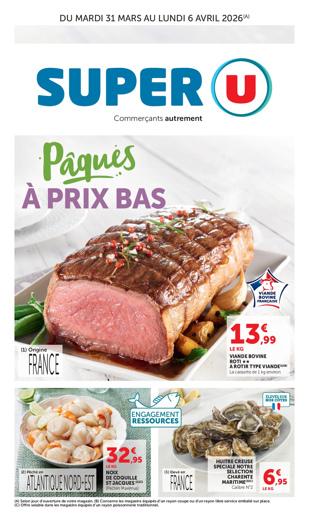 super-u - Catalogue Super U - Pâques à prix bas valable du 31/03/2026 au 06/04/2026