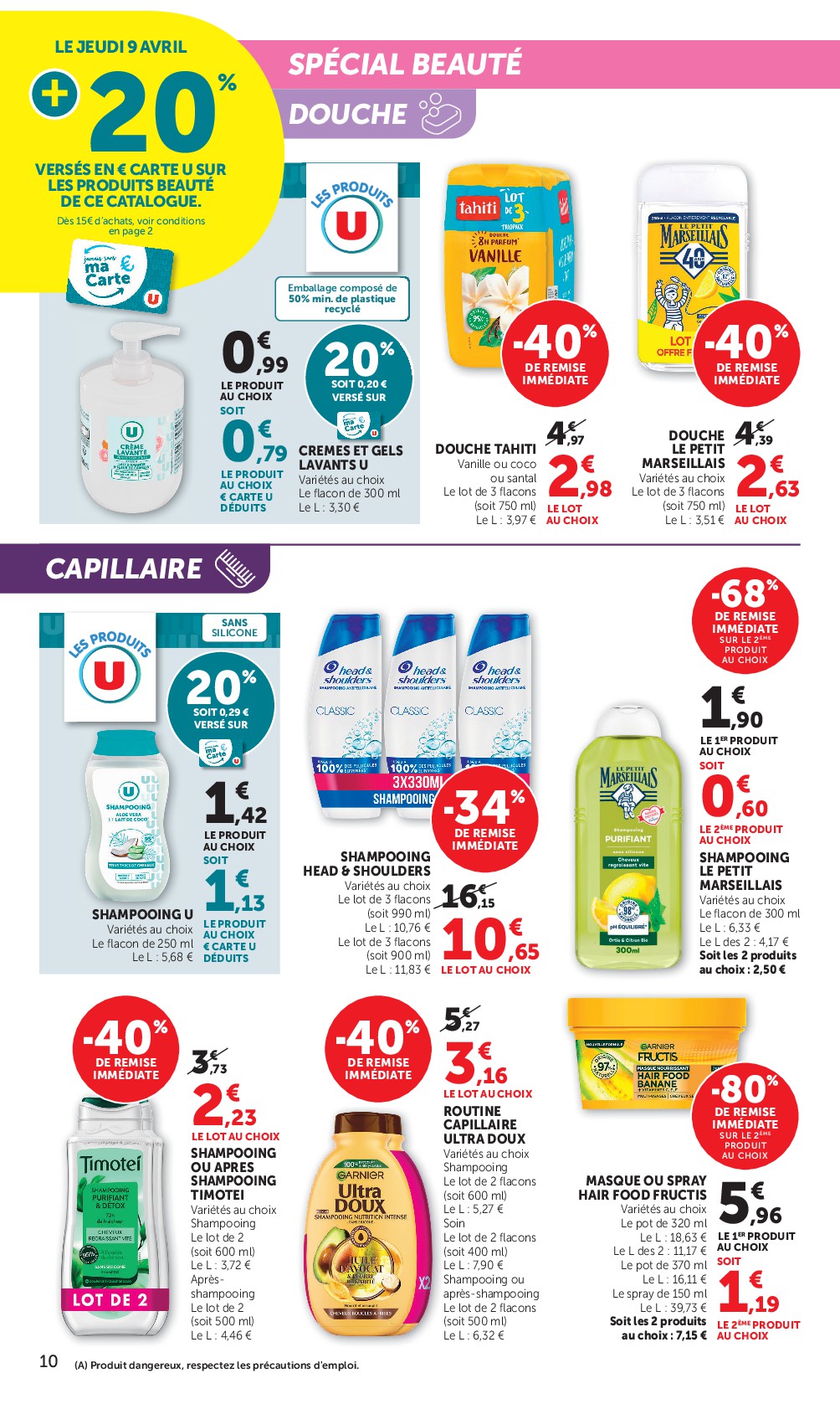 super-u - Catalogue Super U - La beauté à prix bas valable du 08/04/2026 au 19/04/2026 - page: 10