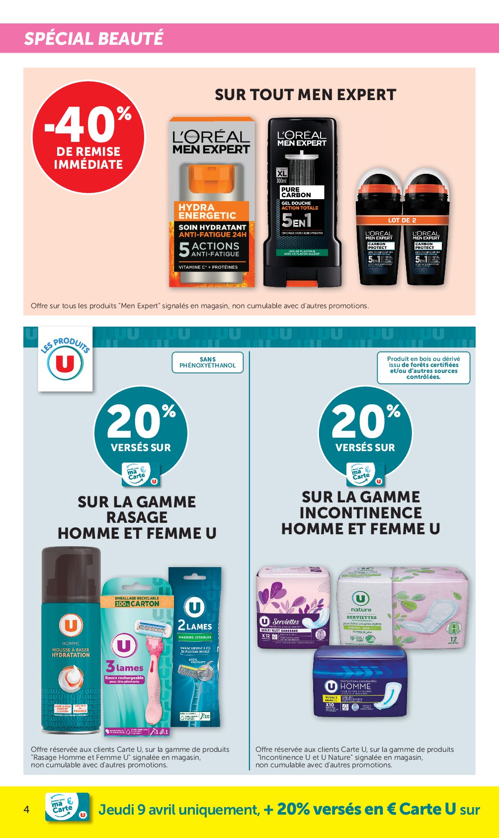 super-u - Catalogue Super U - La beauté à prix bas valable du 08/04/2026 au 19/04/2026 - page: 4