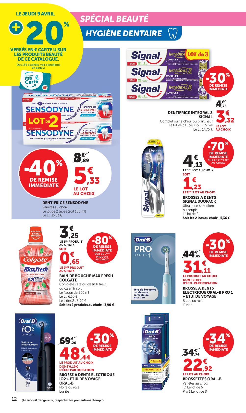 super-u - Catalogue Super U - La beauté à prix bas valable du 08/04/2026 au 19/04/2026 - page: 12