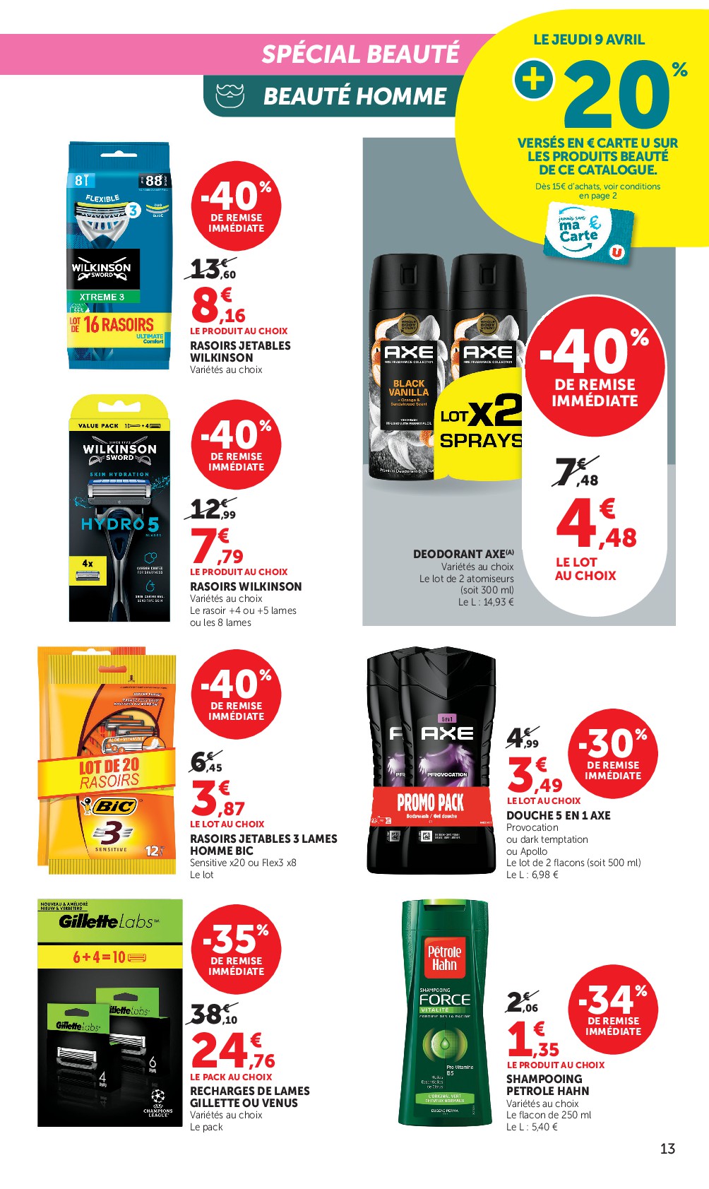 super-u - Catalogue Super U - La beauté à prix bas valable du 08/04/2026 au 19/04/2026 - page: 13
