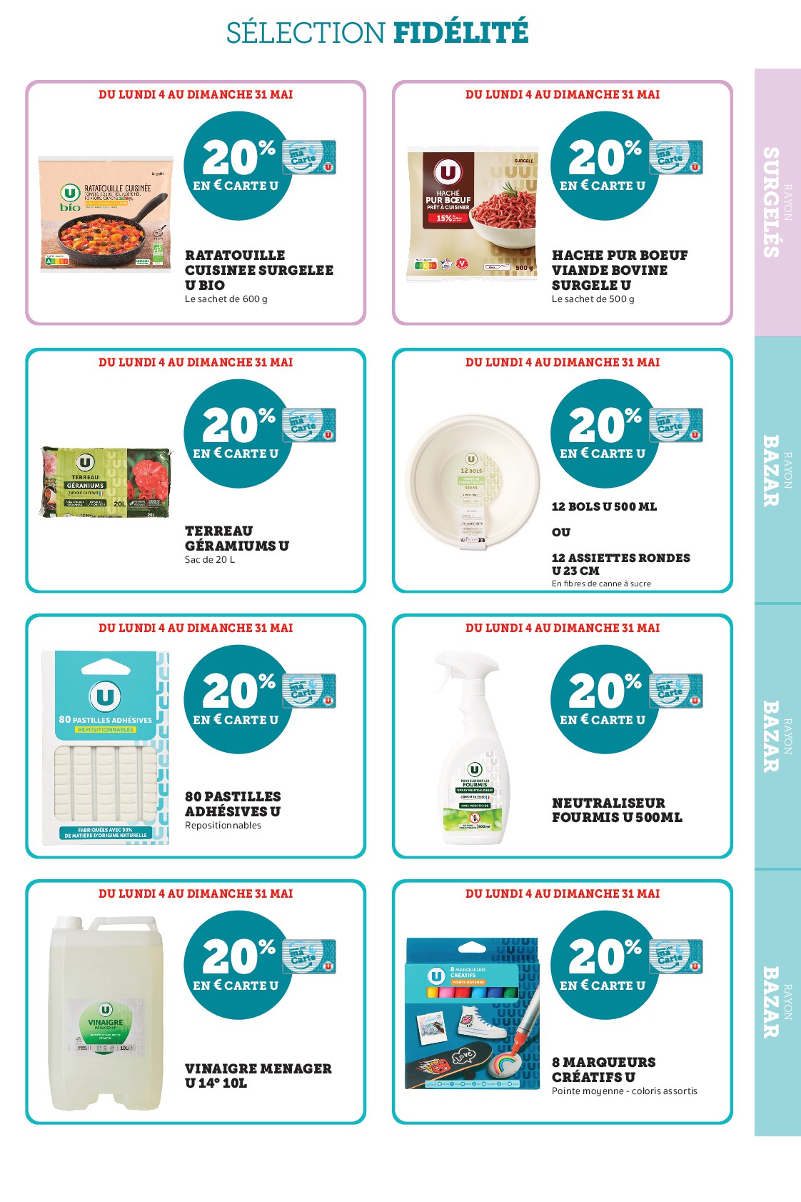 super-u - Current Super U - Ma Sélection Carte U leaflet valid from du lundi 04/05/2026 to du dimanche 31/05/2026 - page: 31