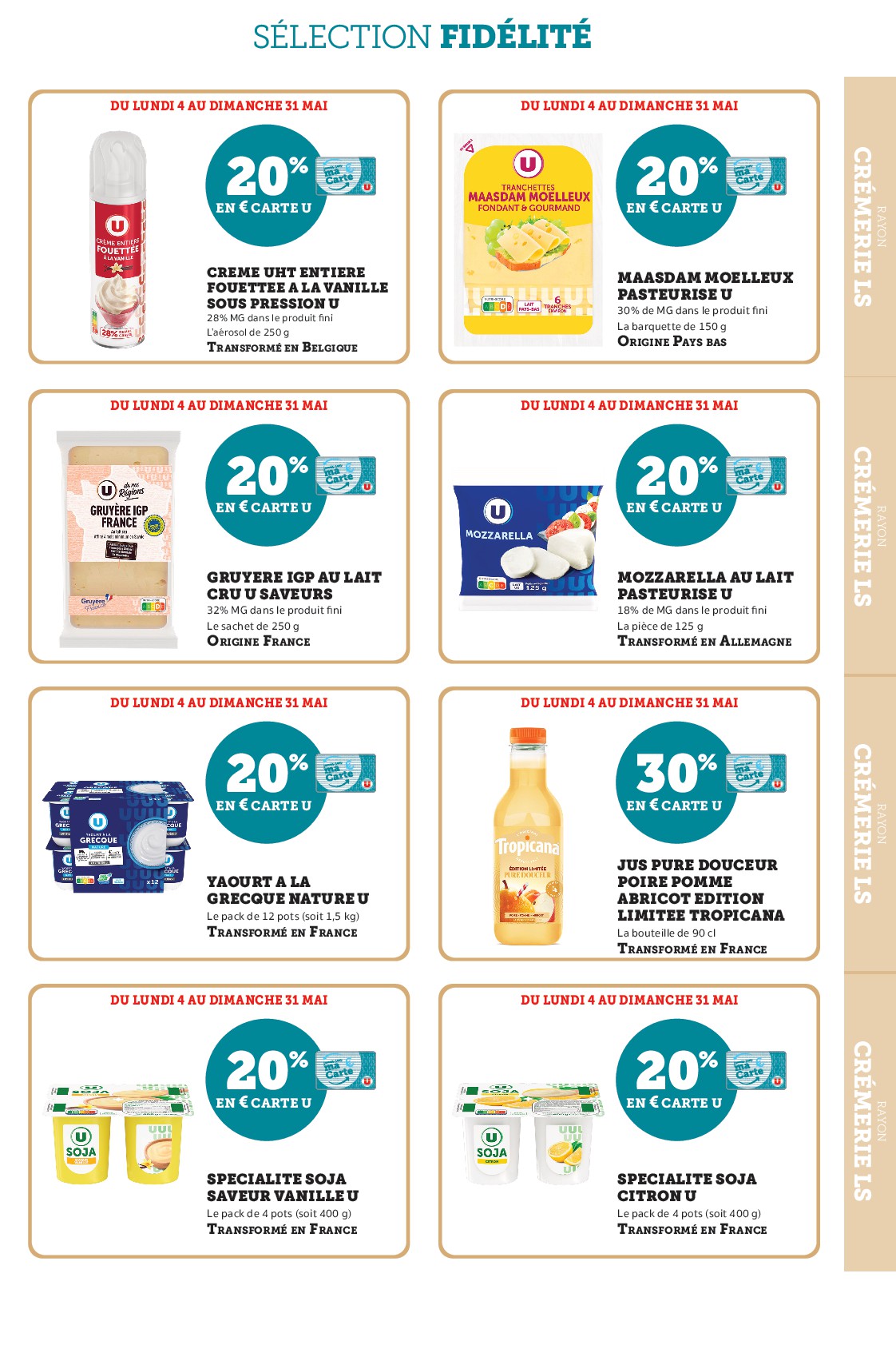 super-u - Current Super U - Ma Sélection Carte U leaflet valid from du lundi 04/05/2026 to du dimanche 31/05/2026 - page: 7