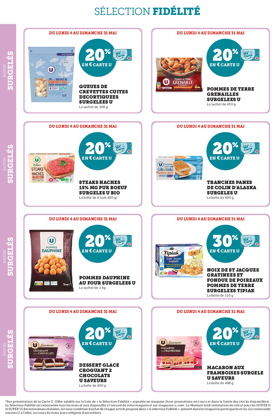 super-u - Current Super U - Ma Sélection Carte U leaflet valid from du lundi 04/05/2026 to du dimanche 31/05/2026 - page: 30