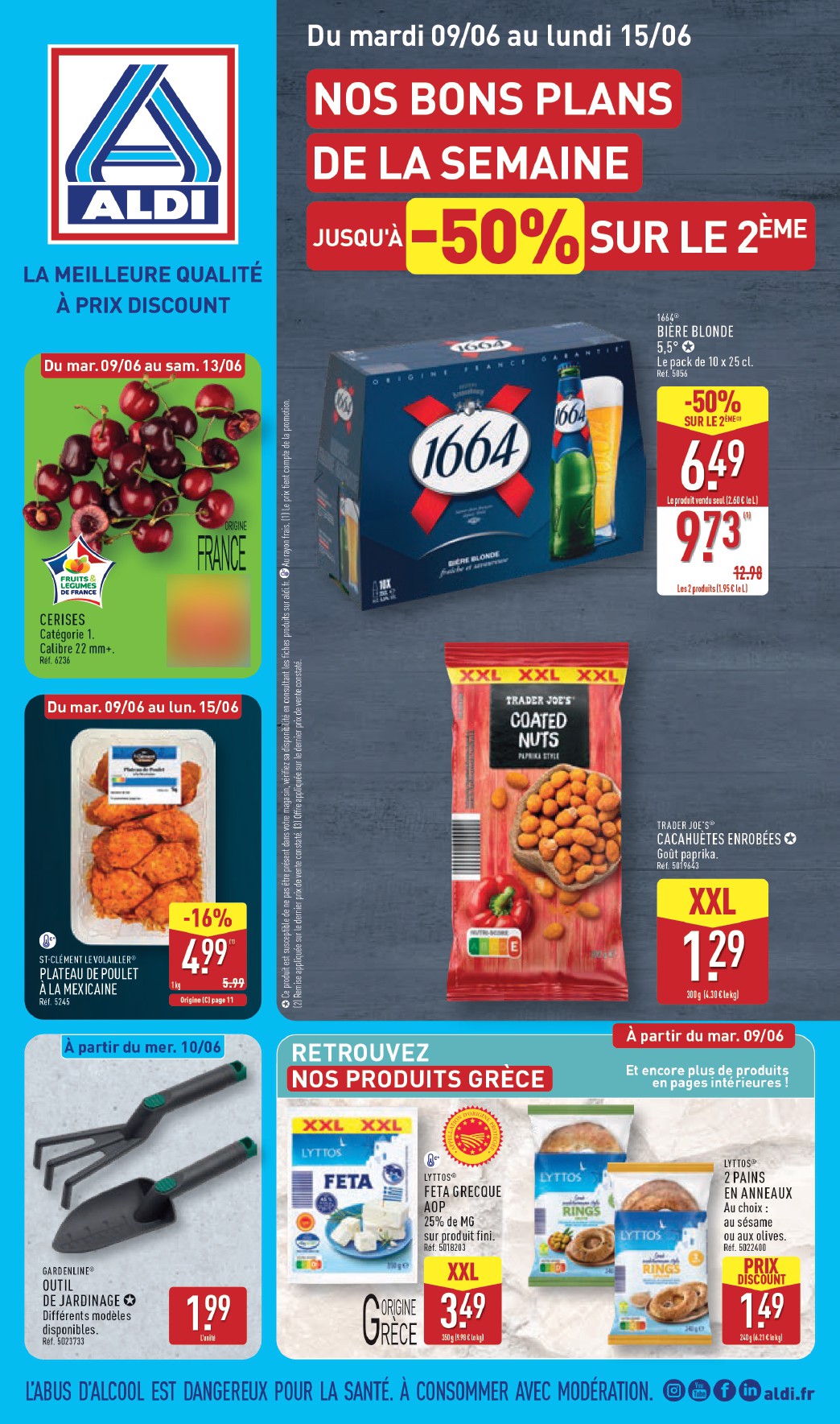 aldi - Flyer ALDI pour la semaine prochaine du du mardi 09/06/2026 au du lundi 15/06/2026