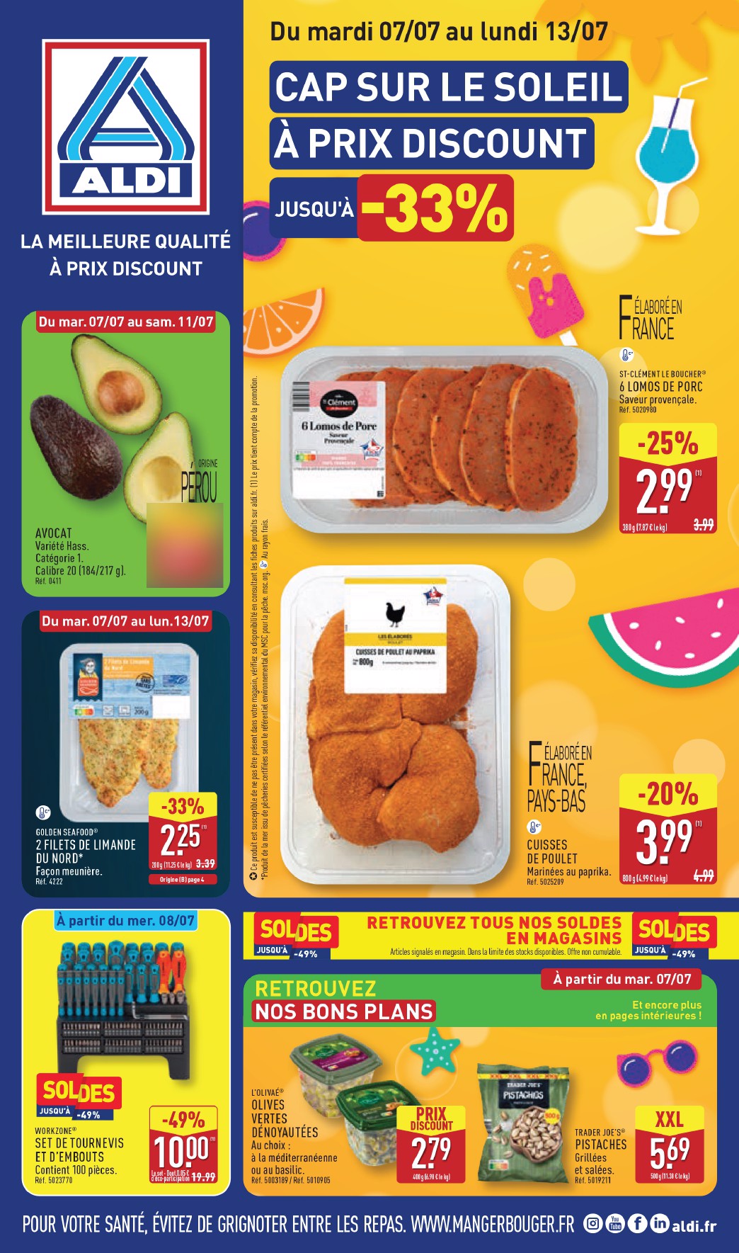 aldi - Flyer ALDI pour la semaine prochaine du du mardi 07/07/2026 au du lundi 13/07/2026