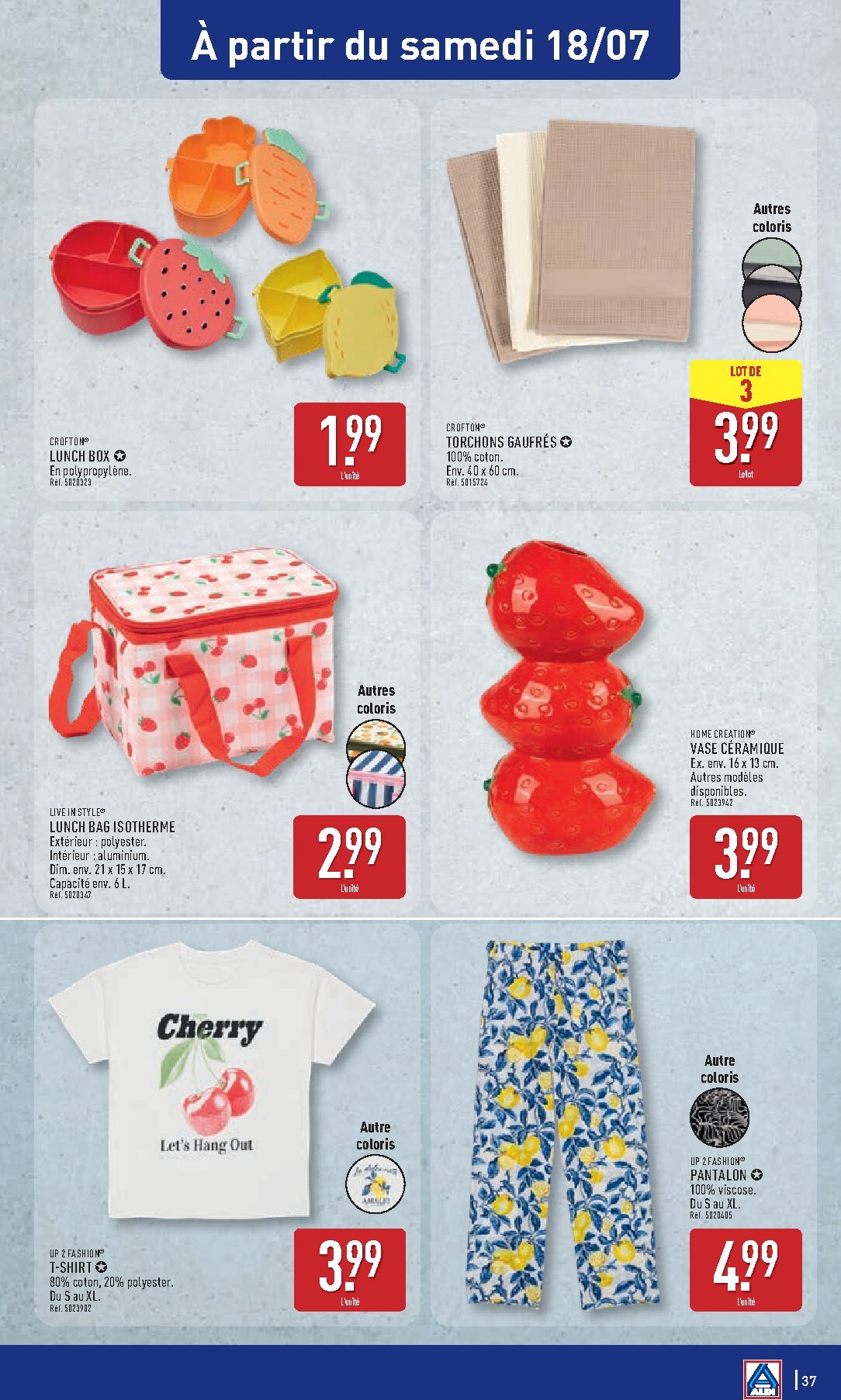 aldi - Flyer ALDI pour la semaine prochaine du du mardi 14/07/2026 au du lundi 20/07/2026 - page: 39