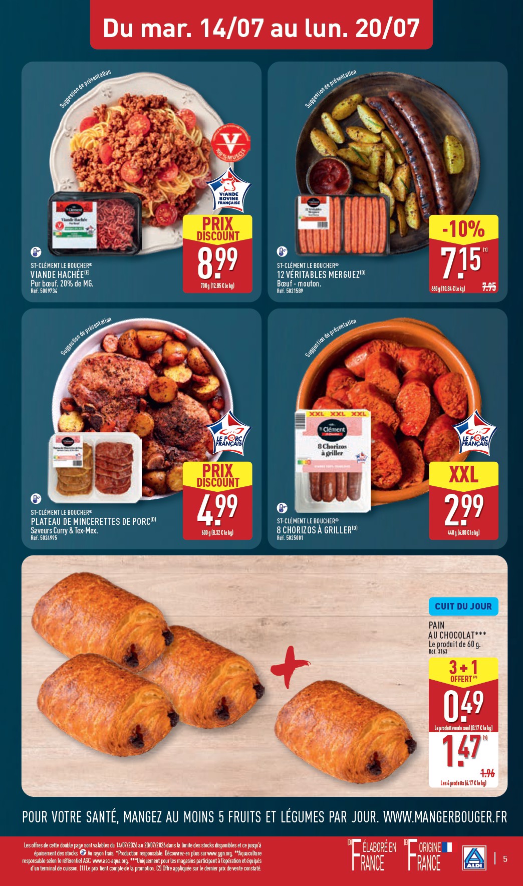 aldi - Current ALDI leaflet valid from du mardi 14/07/2026 to du lundi 20/07/2026 - page: 7