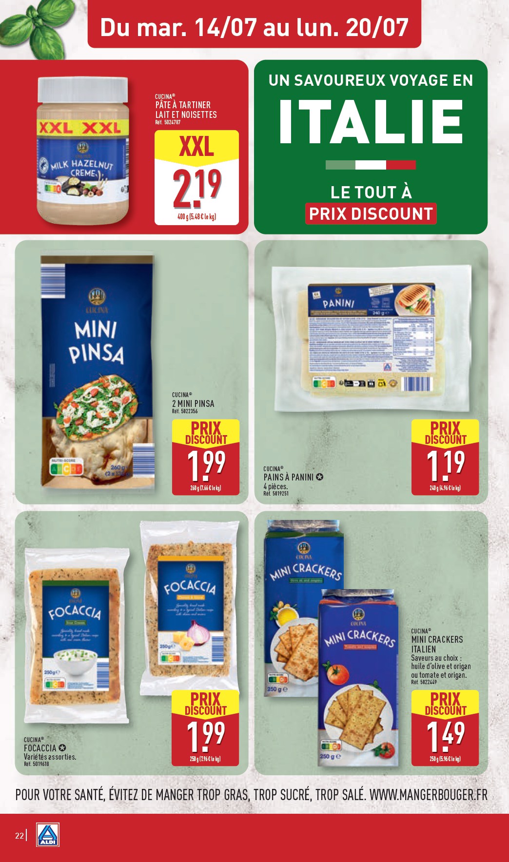 aldi - Current ALDI leaflet valid from du mardi 14/07/2026 to du lundi 20/07/2026 - page: 24