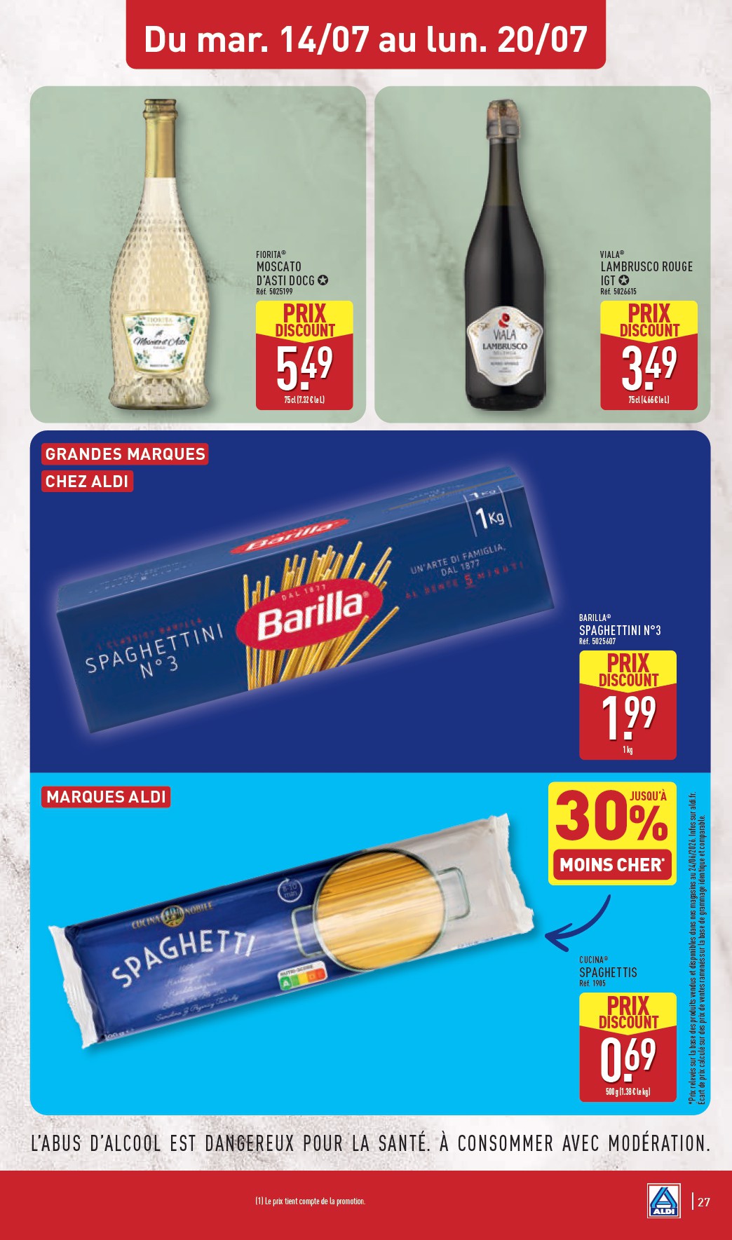 aldi - Current ALDI leaflet valid from du mardi 14/07/2026 to du lundi 20/07/2026 - page: 29
