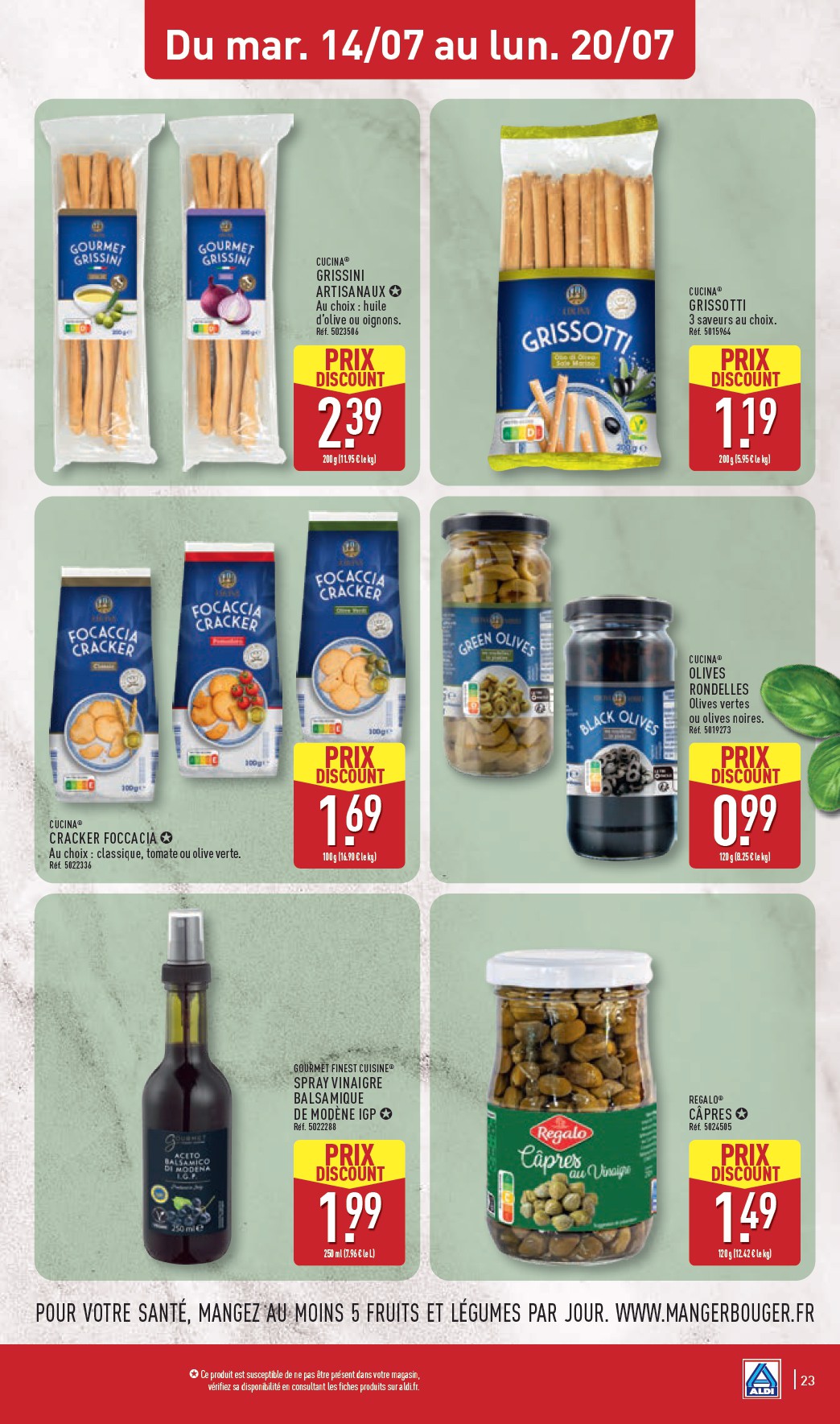 aldi - Current ALDI leaflet valid from du mardi 14/07/2026 to du lundi 20/07/2026 - page: 25