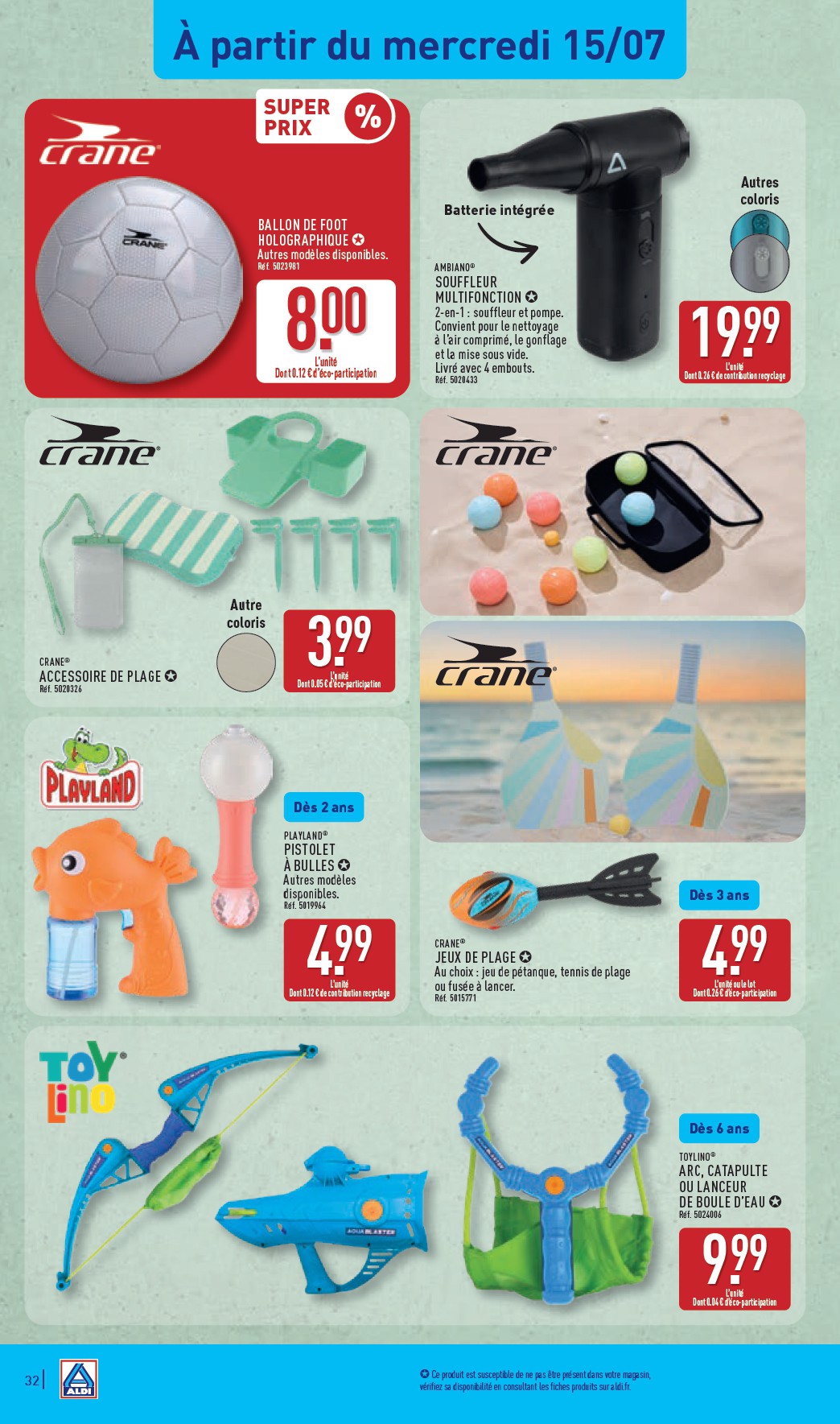 aldi - Current ALDI leaflet valid from du mardi 14/07/2026 to du lundi 20/07/2026 - page: 34
