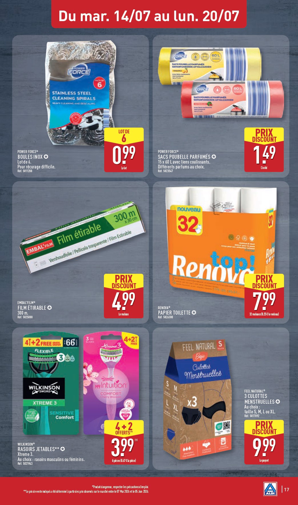 aldi - Current ALDI leaflet valid from du mardi 14/07/2026 to du lundi 20/07/2026 - page: 19