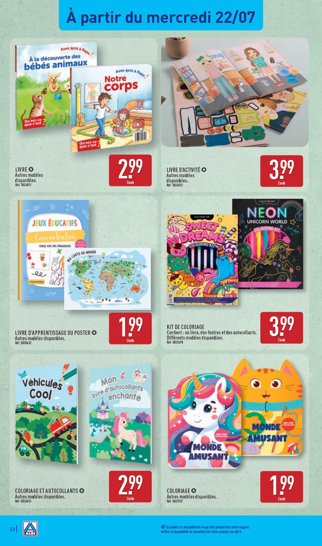 aldi - Flyer ALDI - Catalogue de la semaine prochaine pour la semaine prochaine du du mardi 21/07/2026 au du lundi 27/07/2026 - page: 34