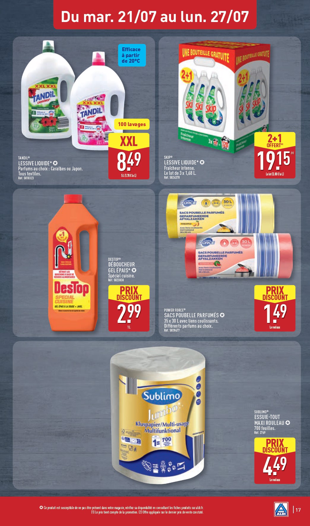 aldi - Flyer ALDI - Catalogue de la semaine prochaine pour la semaine prochaine du du mardi 21/07/2026 au du lundi 27/07/2026 - page: 19