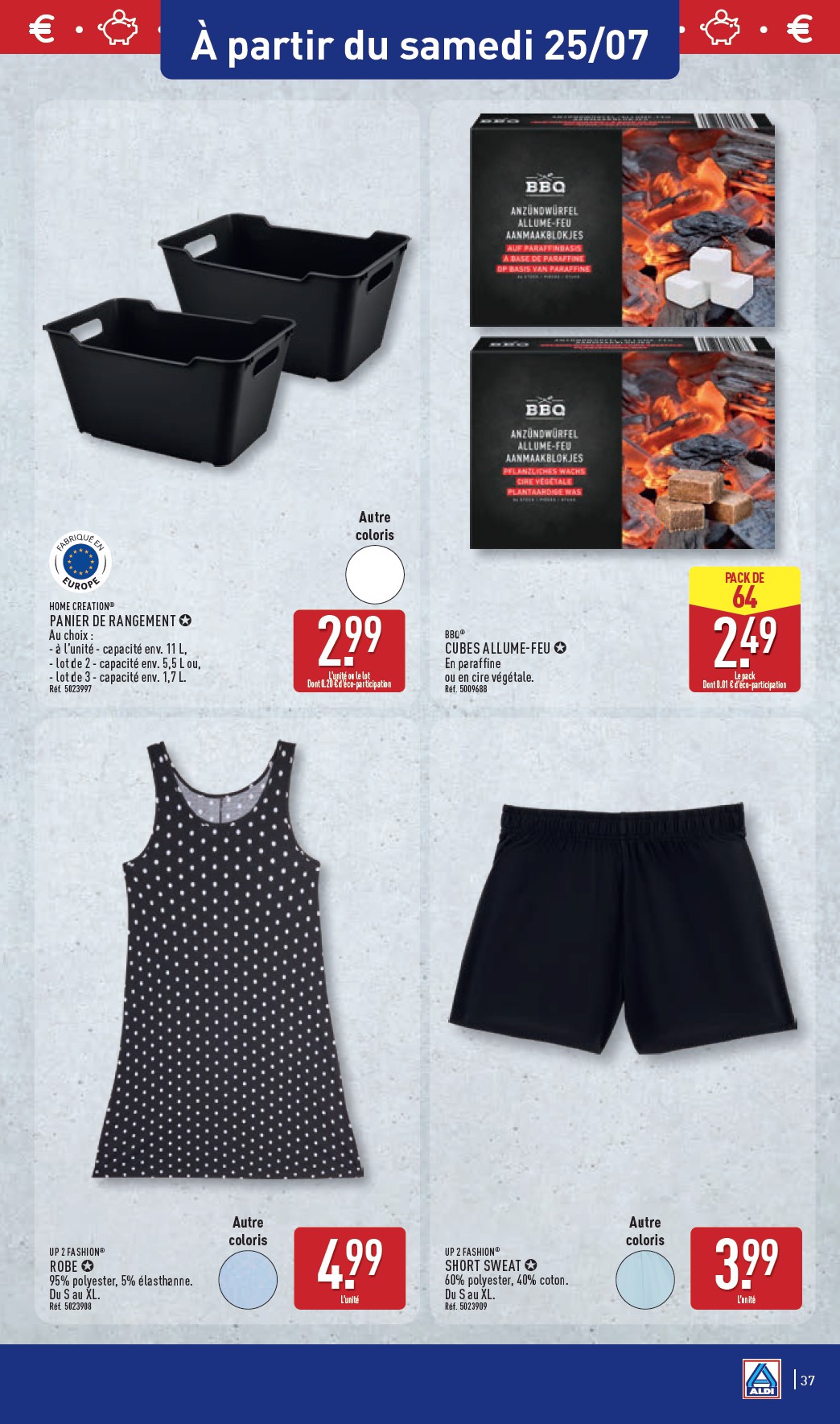 aldi - Flyer ALDI - Catalogue de la semaine prochaine pour la semaine prochaine du du mardi 21/07/2026 au du lundi 27/07/2026 - page: 39