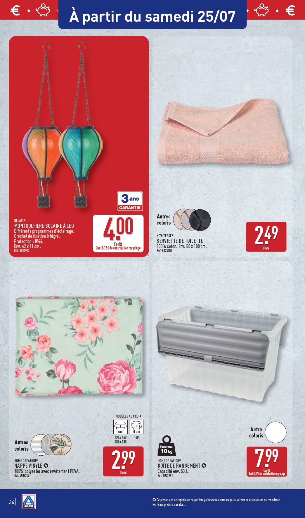 aldi - Flyer ALDI - Catalogue de la semaine prochaine pour la semaine prochaine du du mardi 21/07/2026 au du lundi 27/07/2026 - page: 38