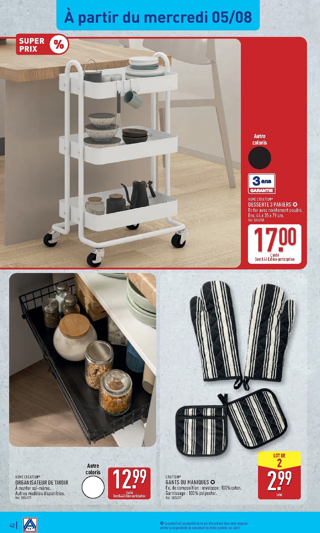 aldi - Flyer ALDI pour la semaine prochaine du du mardi 04/08/2026 au du lundi 10/08/2026 - page: 44