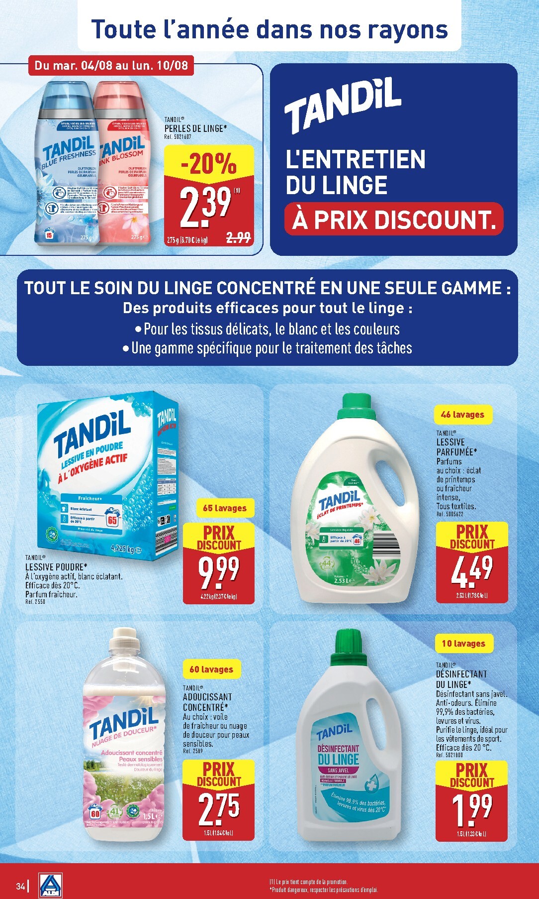 aldi - Flyer ALDI pour la semaine prochaine du du mardi 04/08/2026 au du lundi 10/08/2026 - page: 36