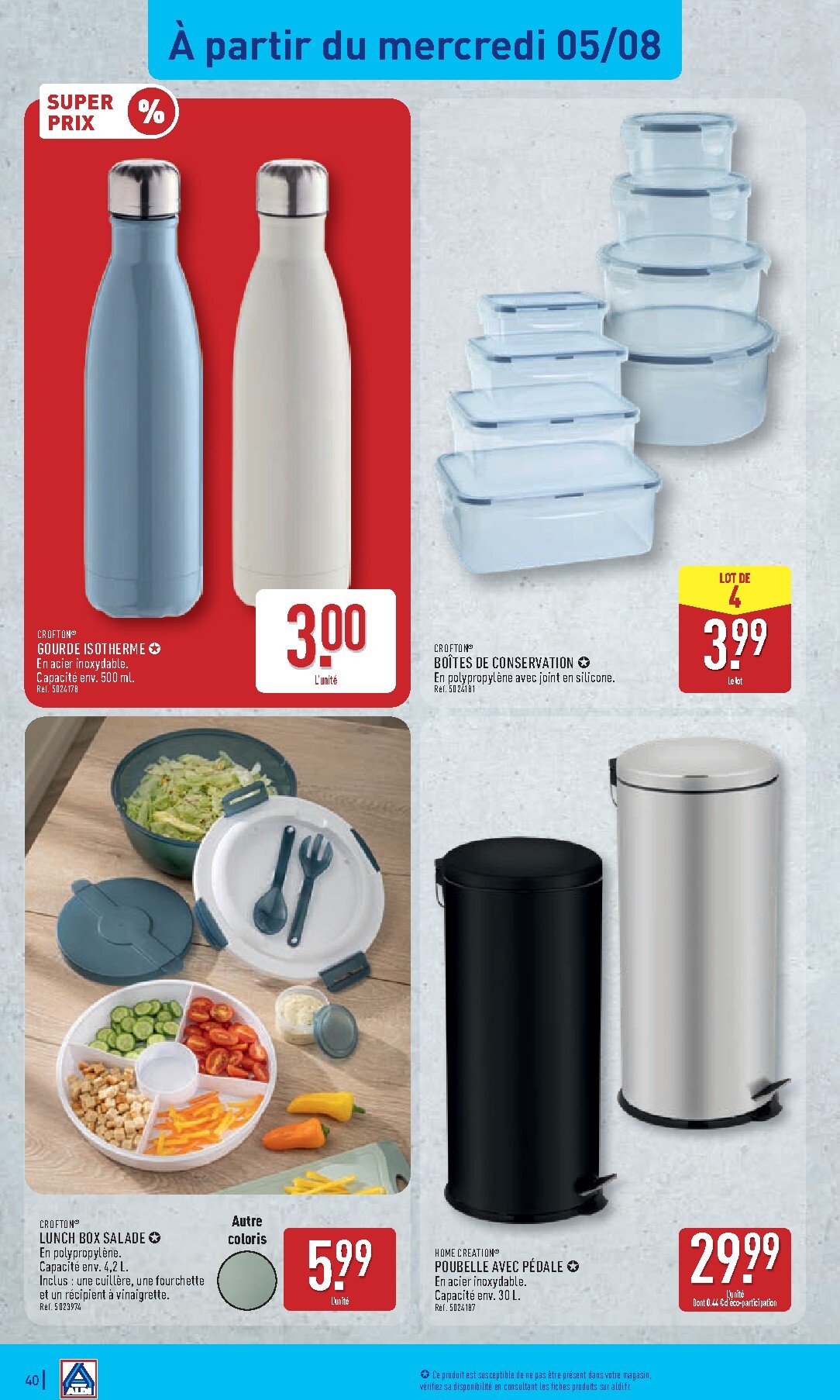 aldi - Flyer ALDI pour la semaine prochaine du du mardi 04/08/2026 au du lundi 10/08/2026 - page: 42