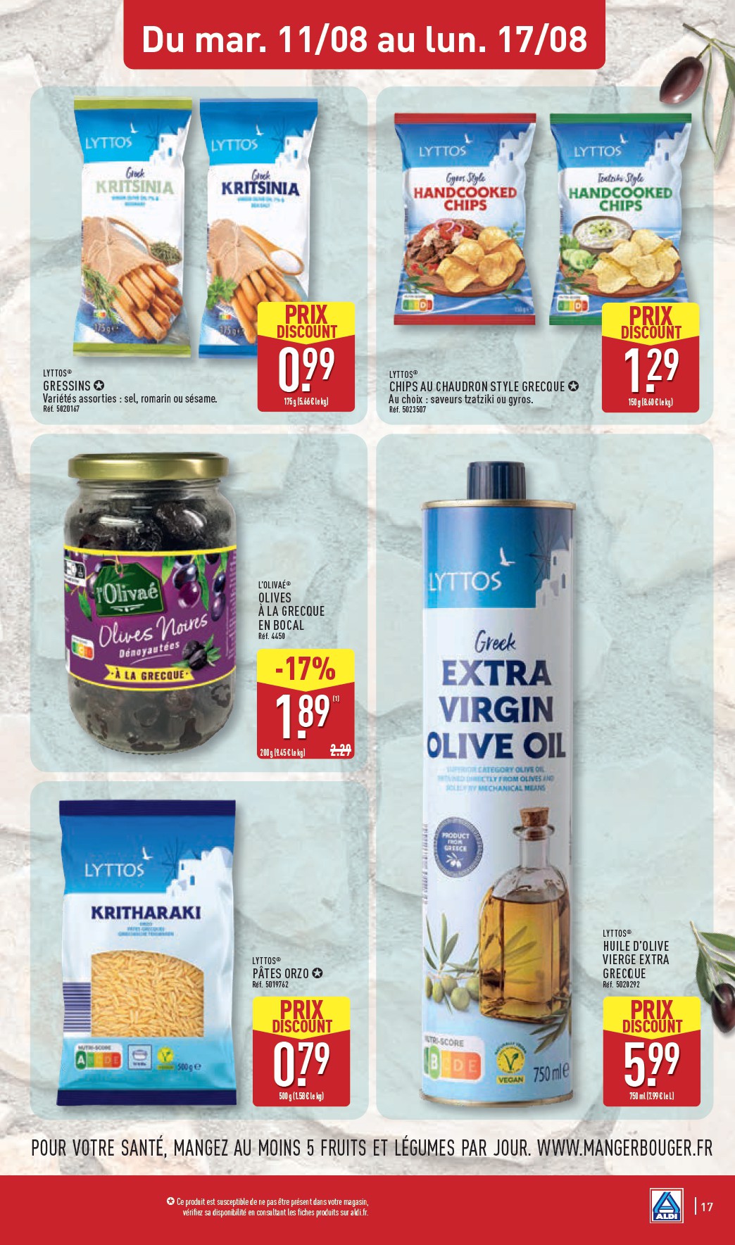 aldi - Prospectus ALDI valide du du mardi 11/08/2026 au du lundi 17/08/2026 - page: 19