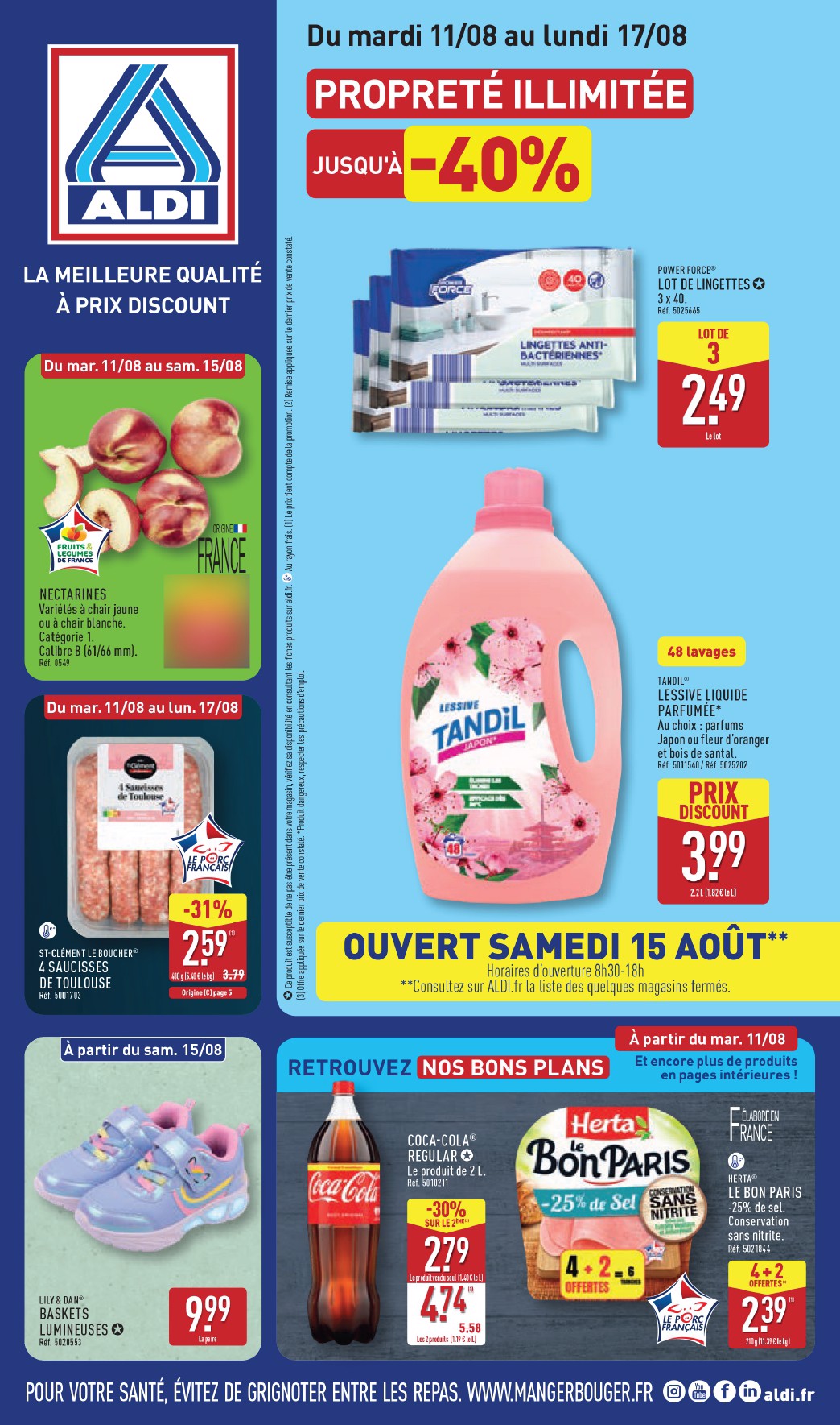 aldi - Prospectus ALDI valide du du mardi 11/08/2026 au du lundi 17/08/2026