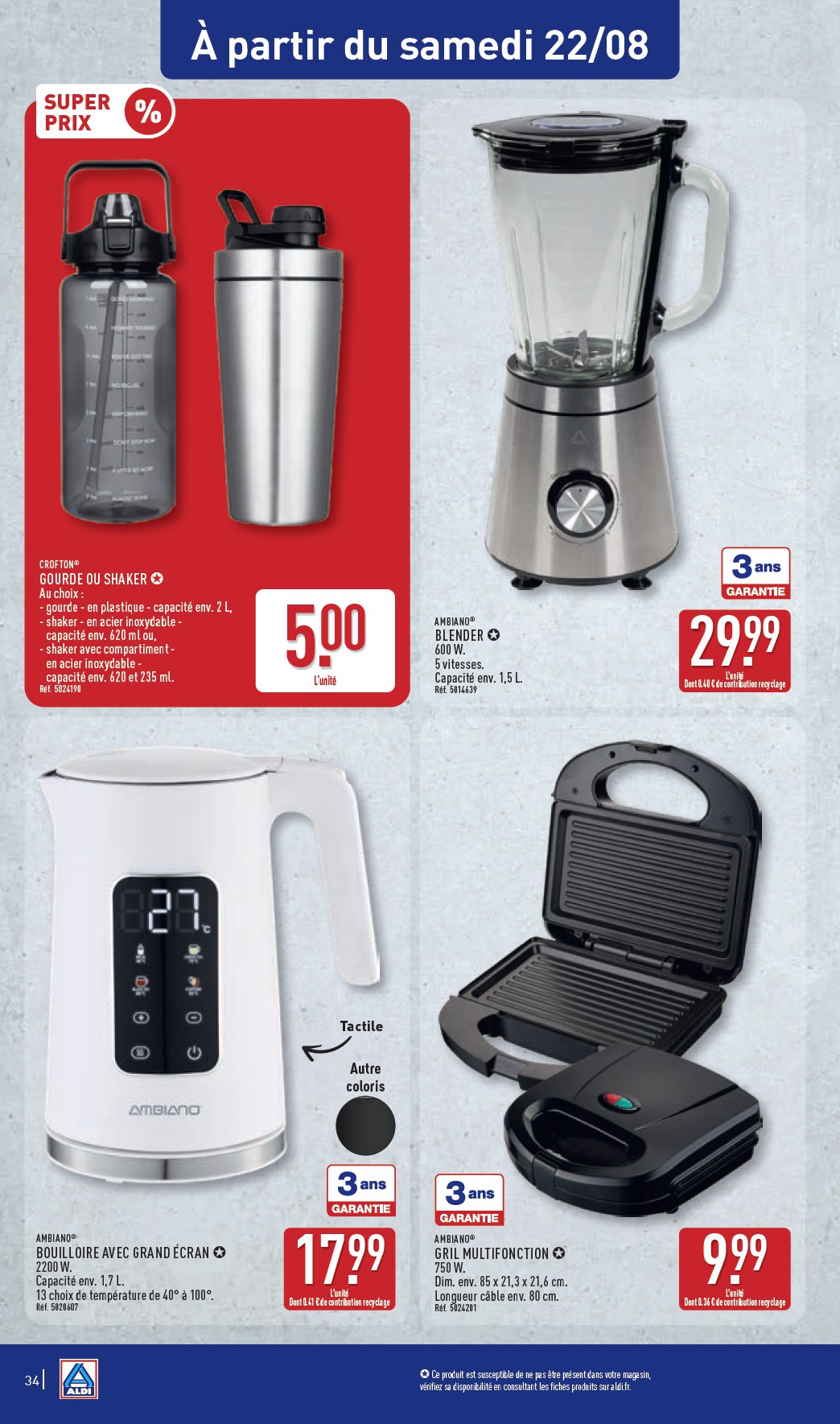 aldi - Flyer ALDI pour la semaine prochaine du du mardi 18/08/2026 au du lundi 24/08/2026 - page: 36